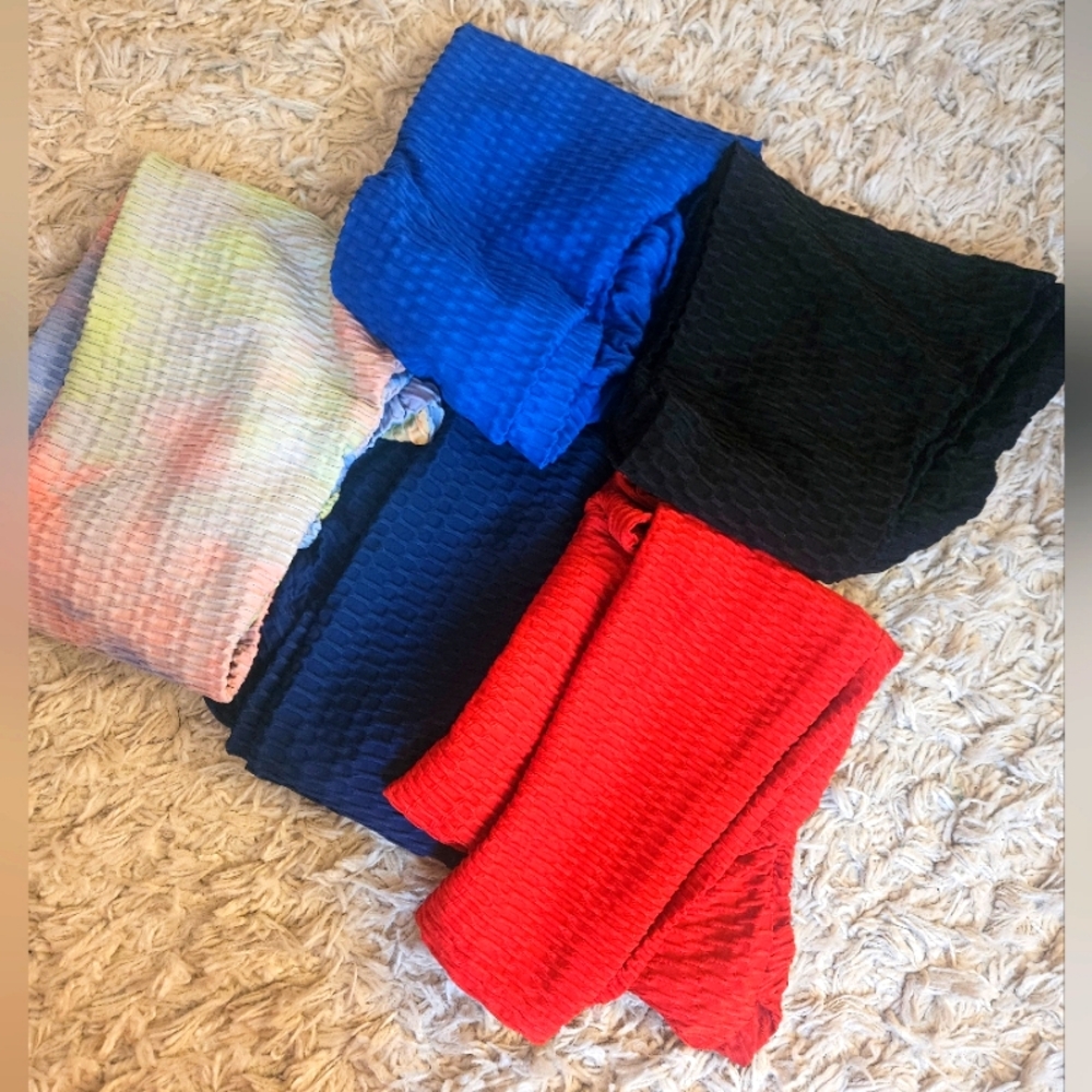 Womens Ribbed Workout Pants